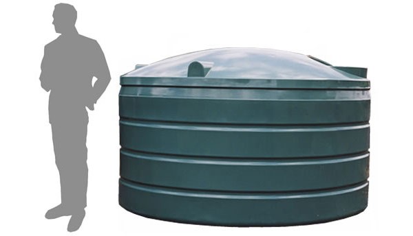 R3900 Litre Squat Rainwater Tank